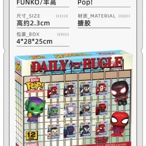 Funko Marvel Spider-Man Peter Parker Miles Green Goblin Venom Cute Figure Pop Ornament Doll Gift