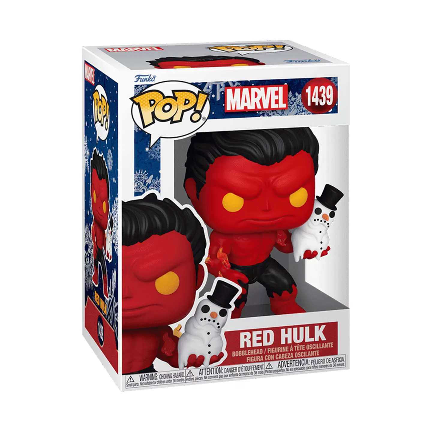Funko Pop Marvel Red Hulk and Snowman Christmas-Themed Collectible Figurines Trendy Toys and Gifts - Image 6