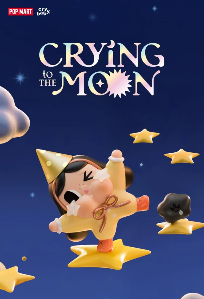 Popmart Crybaby Moon Series Figure Blind Box Ornament Gift