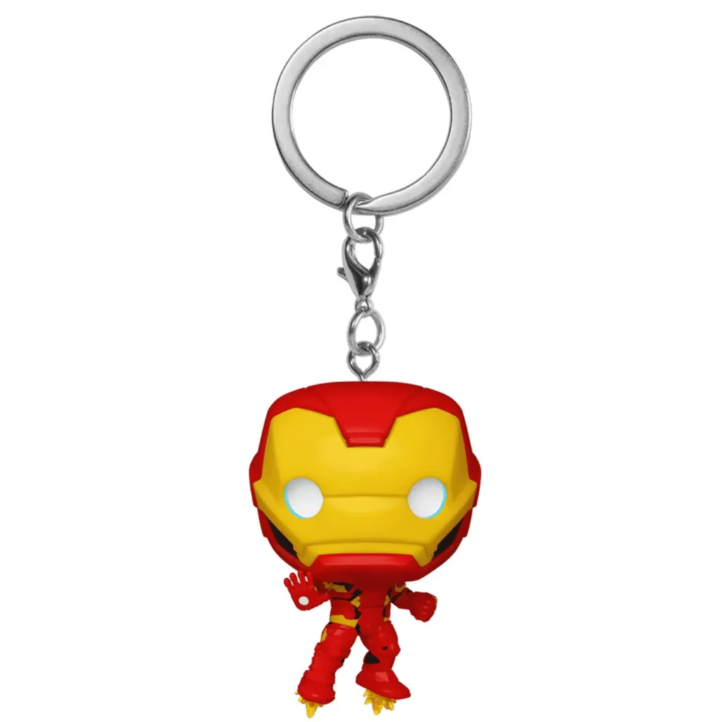 Funko Pop Marvel Iron Man Keychain, Collectible Figure, Trendy Toy Pendant, Gift