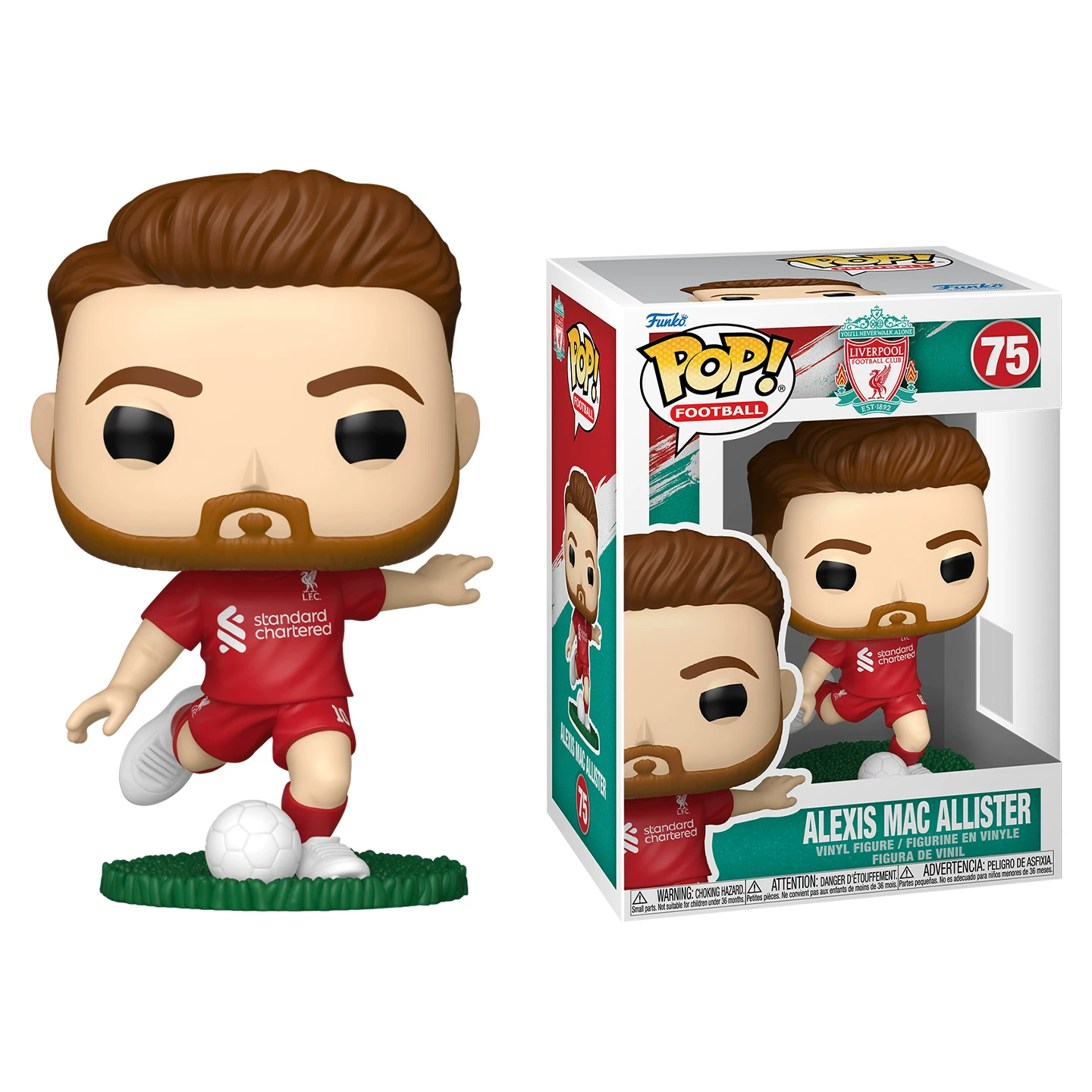 Funko Football Premier League Liverpool Alexis Mcallister Peripheral Figurine Ornament Doll Gift - Image 5