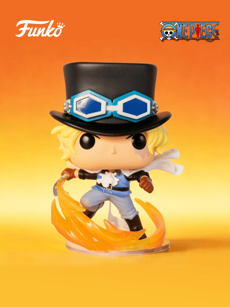 Funko One Piece Collaboration Fire Fist Revolutionary Army Sabo Merchandise Figure One Piece Trendy Toy Figurine Gift