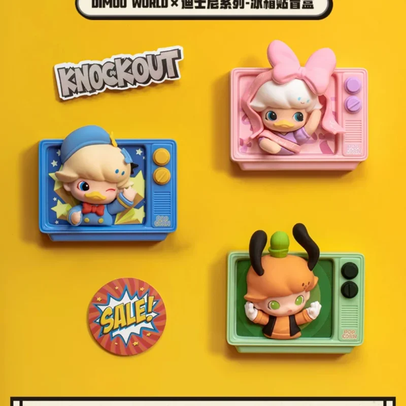 Popmart Dimoo World × Disney Series Refrigerator Magnet Blind Box Merchandise
