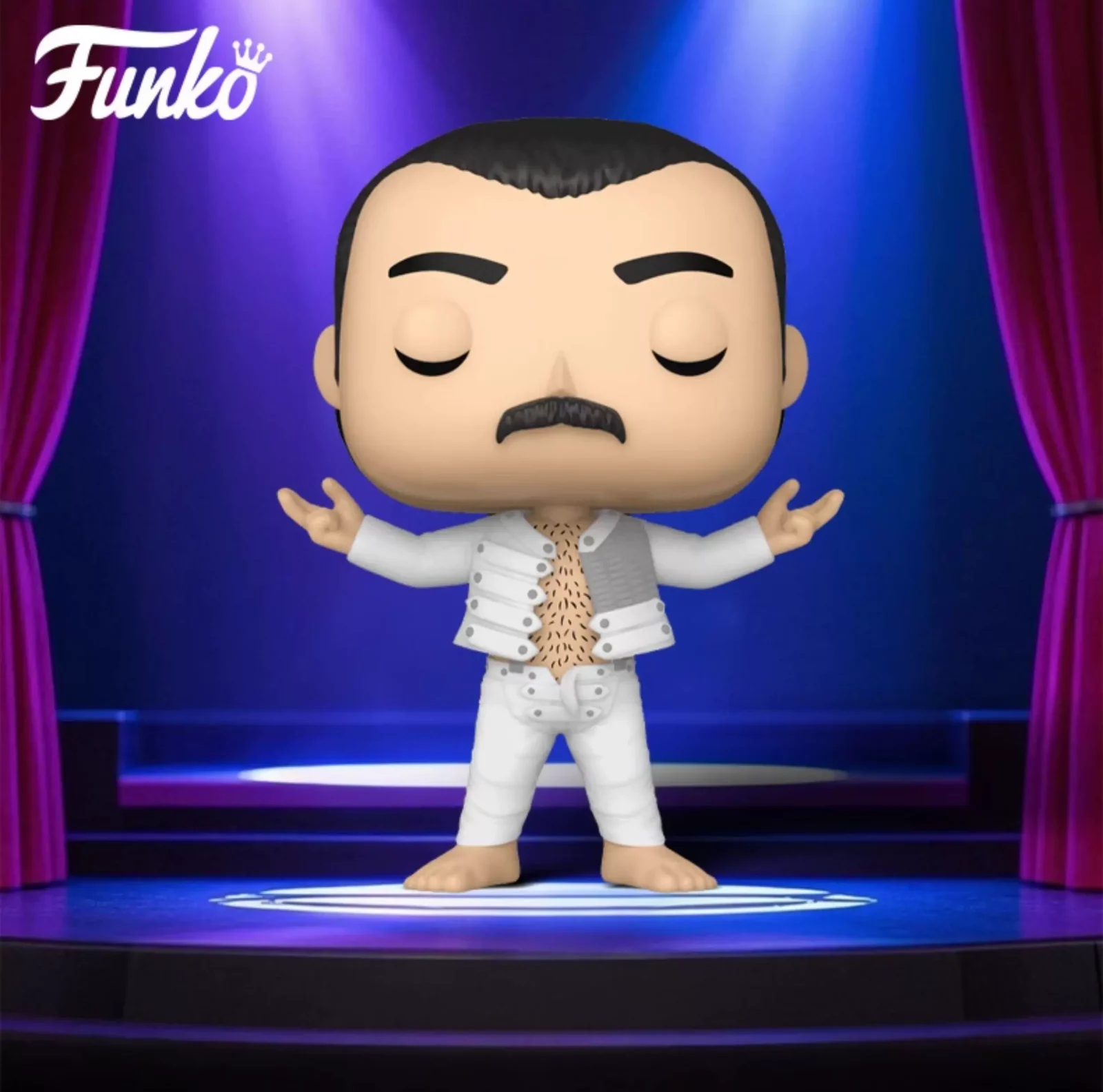 Funko Pop Freddie Mercury Queen Band Member Figurine Trendy Toy Decoration Gift - Image 6