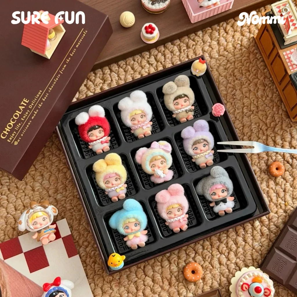 SURE FUN NOMMI Nuomi's Sweetheart Project Cute Blind Box Desktop Car Exquisite Ornament Hand-made Gift