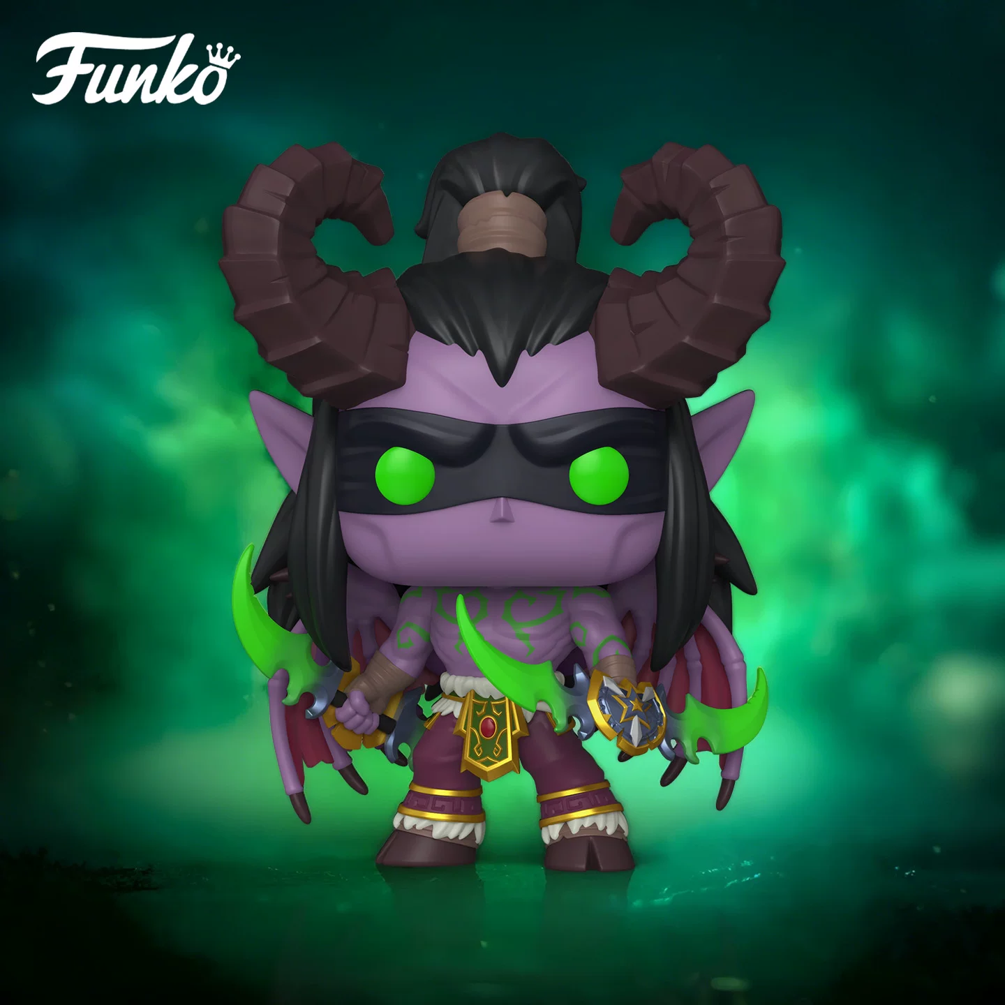 Funko World of Warcraft Illidan Arthas Jaina Saratass Action Figure Figurine Gift - Image 7