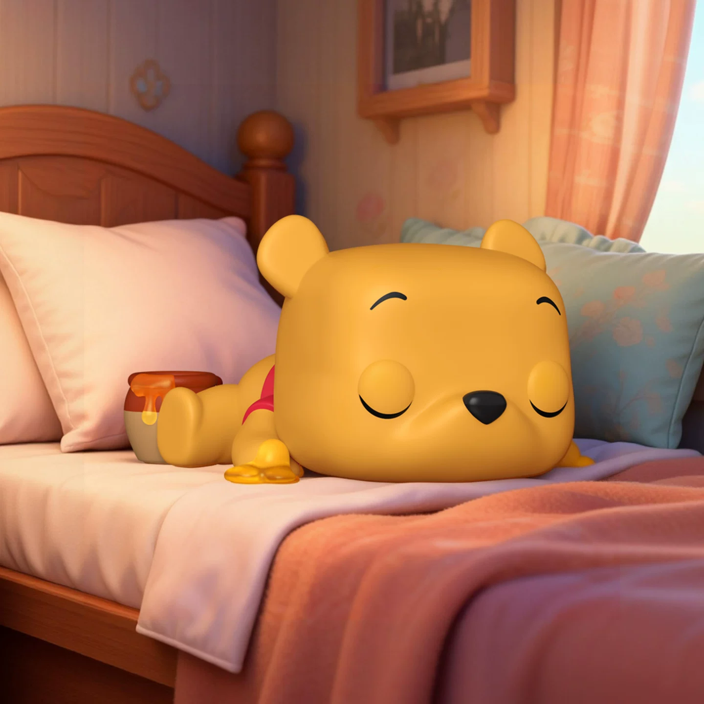 Funko Pop Disney Winnie the Pooh Cute Cartoon Figure Peripheral Trendy Toy Decoration Doll Gift - Image 3