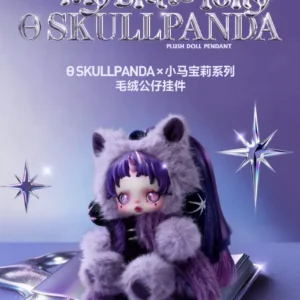 Bubble Mart Θ Skullpanda × My Little Pony Plush Doll Pendant Blind Box Gift