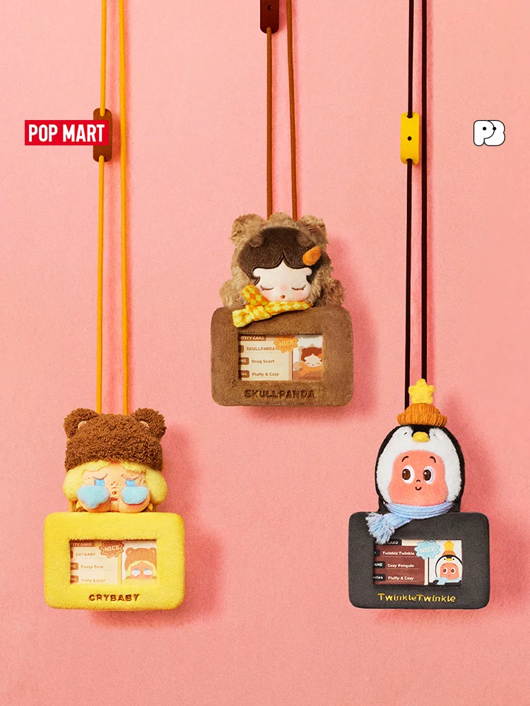 Popmart Bubble Mart Bubble Cute Plush Warm Series Card Holder Pendant Blind Box Merchandise - Image 8