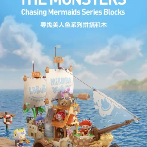 Bubble Mart the Monsters Looking for Mermaids Building Blocks Labubu Gift