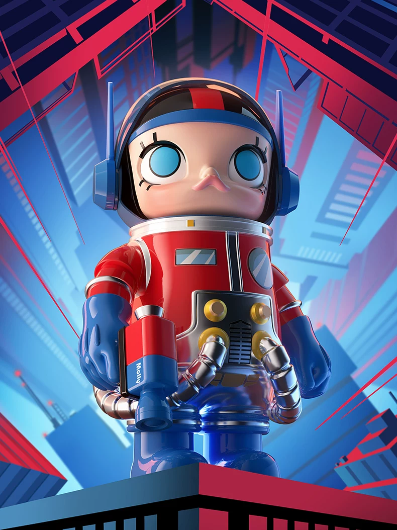 Popmart Mega Space Molly 400% Optimus Prime Figurine