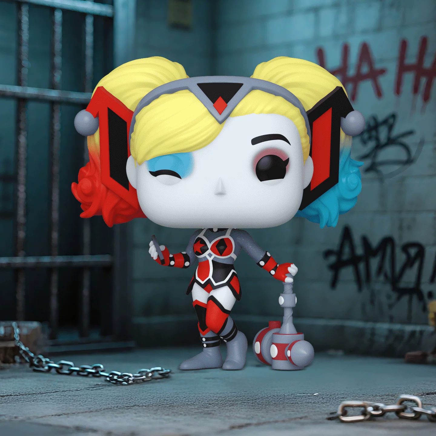 Funko Pop Batman Harley Quinn Joker Female Figure Q Version Figure Trendy Toy Decoration Doll Gift - Image 4