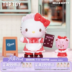 TOPTOY Sanrio Family Roller Skating Western Restaurant Series Figure Cute Girls Birthday Gift N