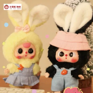 Baby Three Macaron Little Rabbit Series Blind Box Trendy Cute Plush Doll Pendant Gift