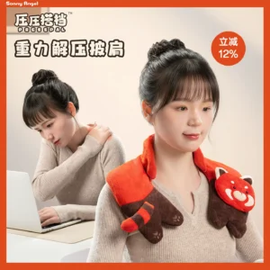 Pressure Partner Gravity Shoulder Pad Office Home Decompression Shawl Girls Shoulder Neck Pillow Pressure Shoulder Blanket Birthday Gift