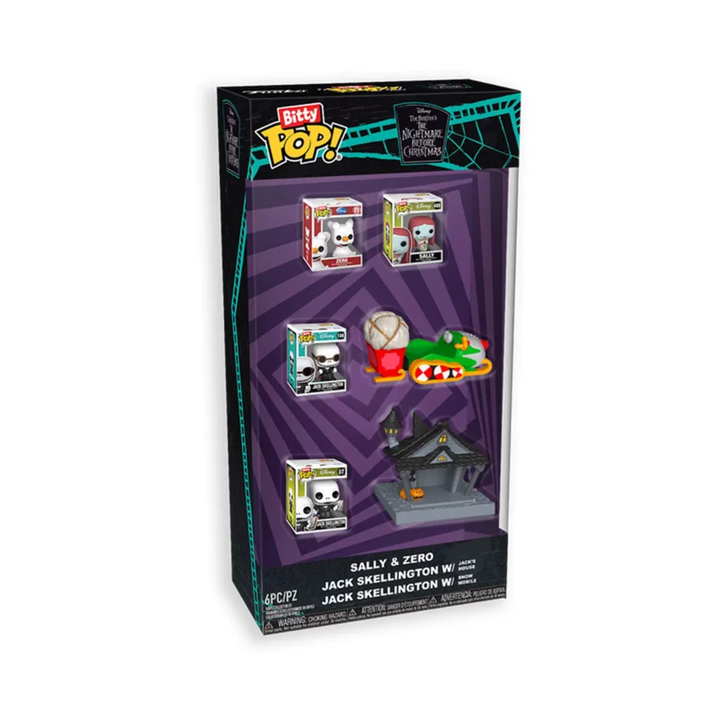 Funko Pop Disney the Nightmare before Christmas Jack Sally Peripheral Figures Trendy Toys Ornaments Dolls Gifts