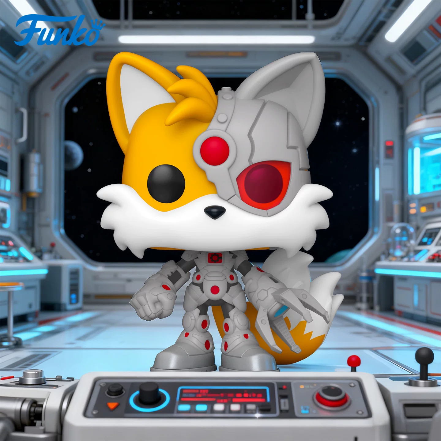 Funko Sonic the Hedgehog Dc Justice League Co-Branded Limited Edition Tails Merchandise Figurine Ornament Doll Gift - Image 2