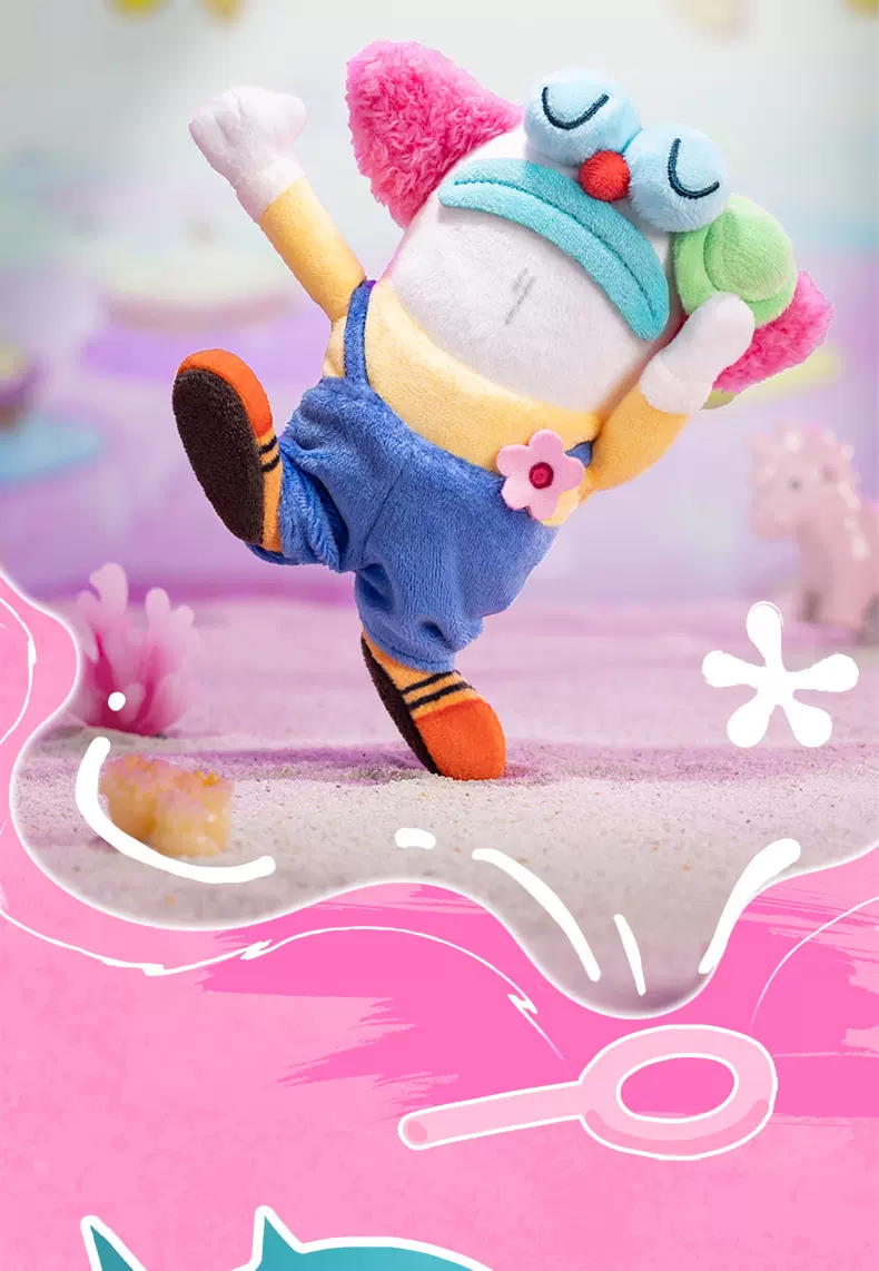 Bubble Mart Resonance Beachburg Residents' Quirky Plush Second Edition Blind Box Pendant Gift - Image 8