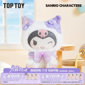 TOPTOY Sanrio family funny kitten series plush pendant blind box Coolomi Melody cute ornaments