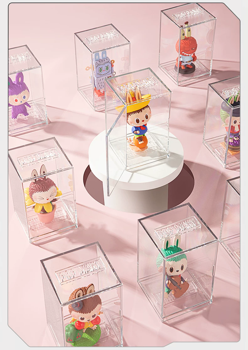 Popmart Bubble Mart Doll Figure Display Box Blind Box Toy Figure Transparent Dustproof Storage Box - Image 2