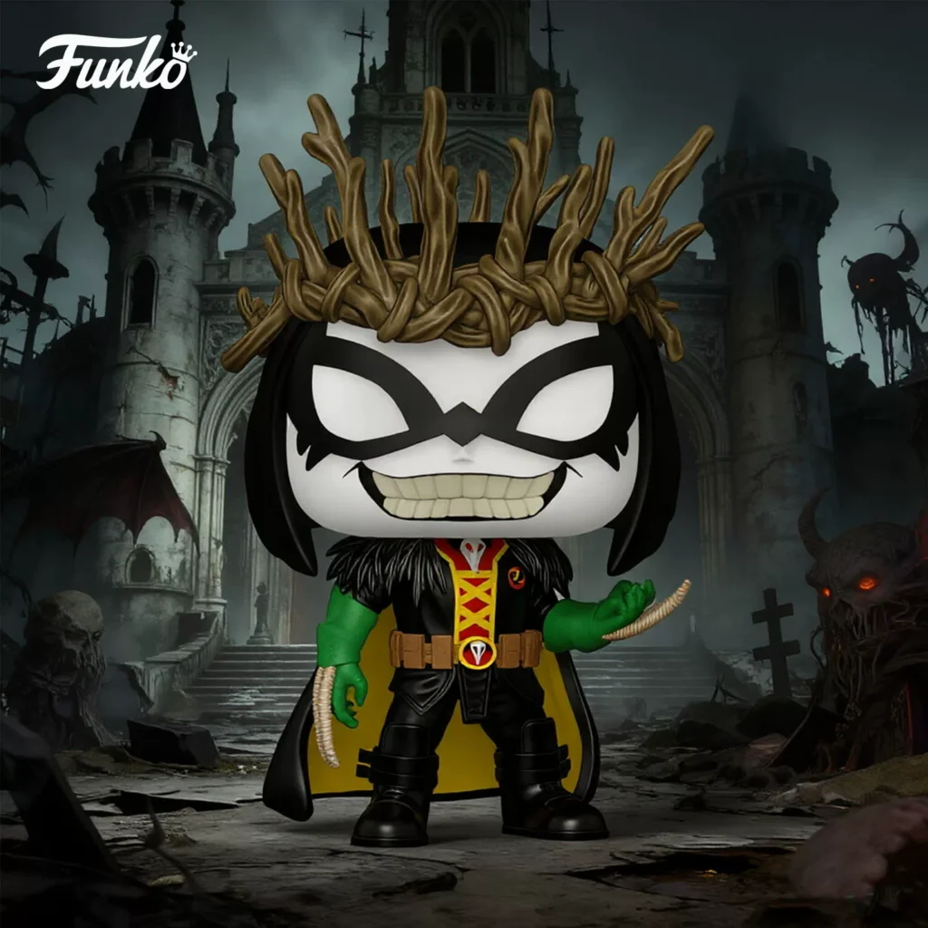 Funko Pop Dark Night Death Metal Robin King Merchandise Figurine Trendy Toy Decoration Gift