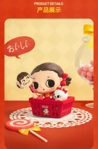 Popmart Nyota × Peko Figurine Doll Ornament Toy Gift