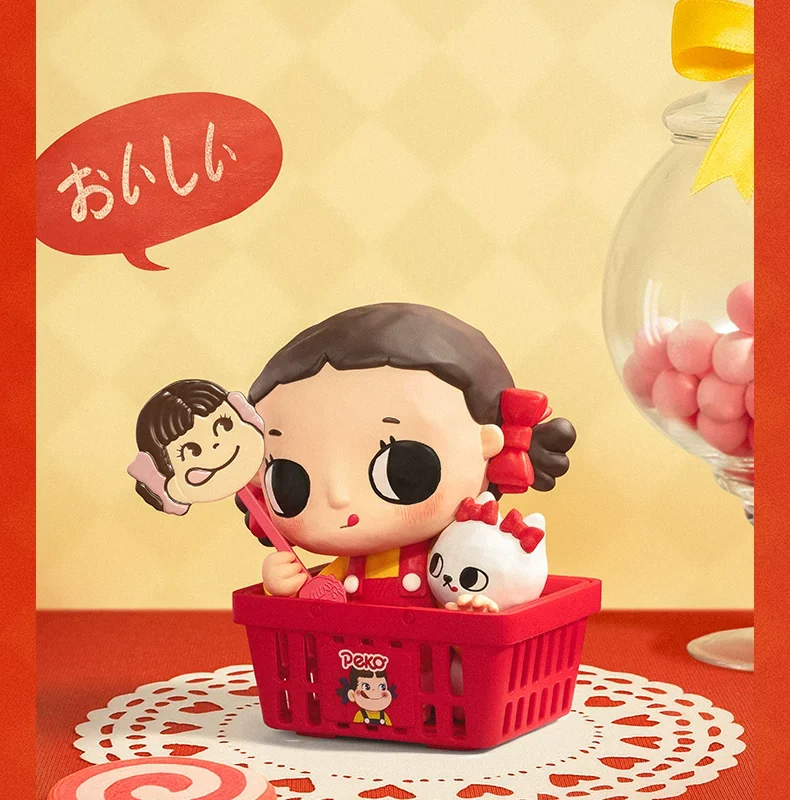Popmart Nyota × Peko Figurine Doll Ornament Toy Gift