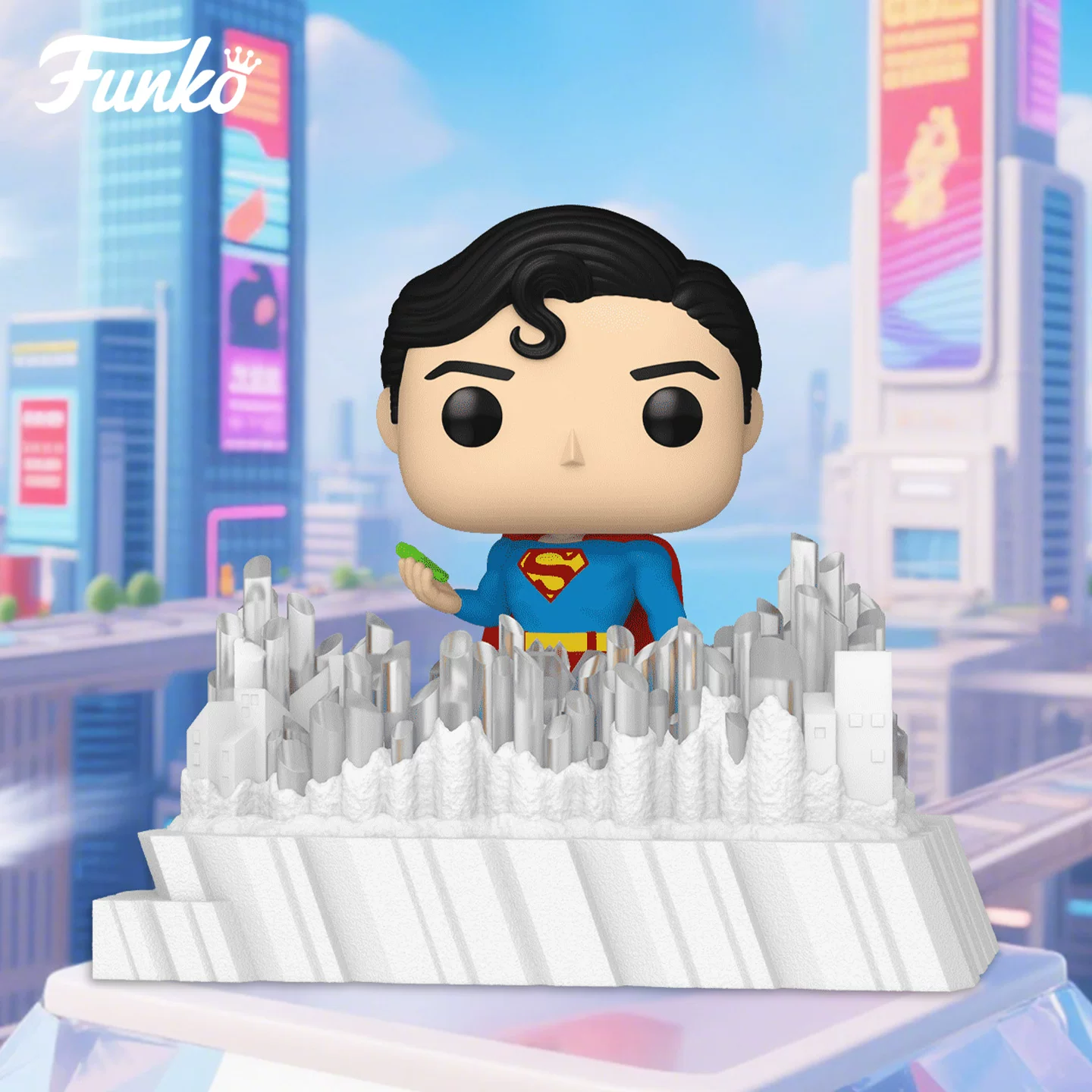 Funko Pop Dc Superman Lonely Fortress Merchandise Collectible Figurines Scene Props Dolls Gifts - Image 2