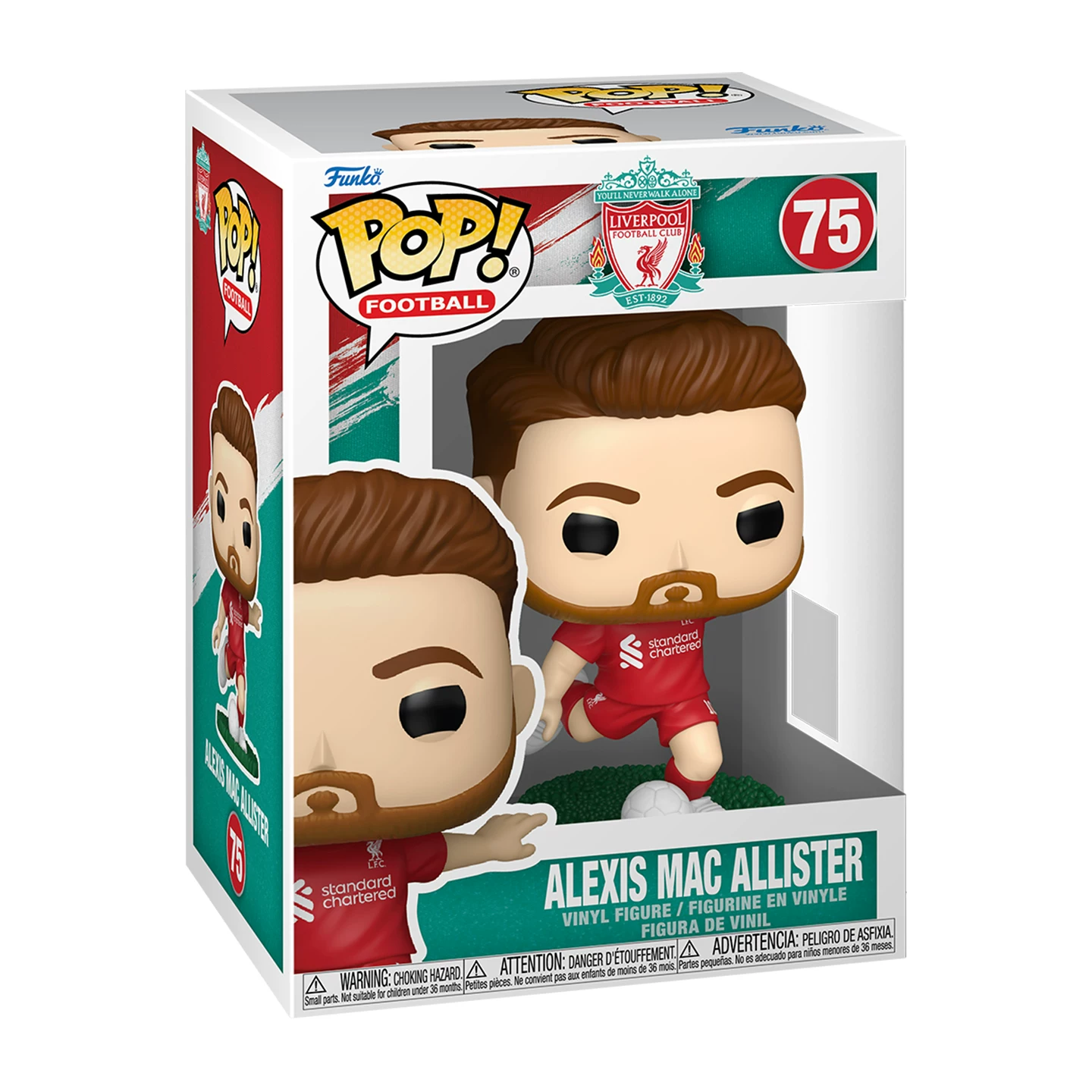 Funko Football Premier League Liverpool Alexis Mcallister Peripheral Figurine Ornament Doll Gift - Image 7