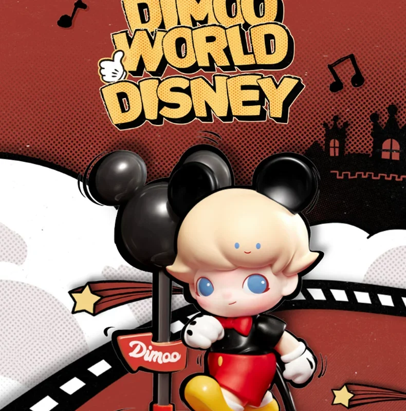 Popmart Dimoo World × Disney Series Figure Blind Box Toy Gift