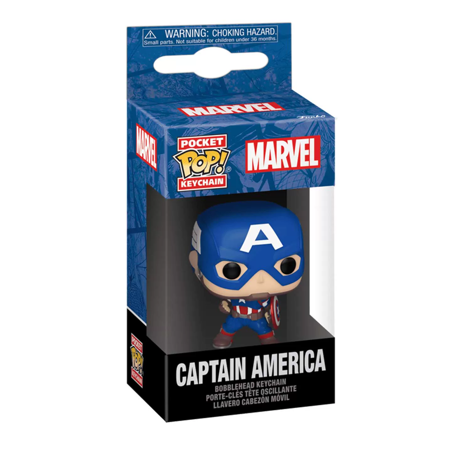 Funko Marvel Captain America Keychain Bag Pendant Collectible Figure Trendy Toy Gift - Image 4