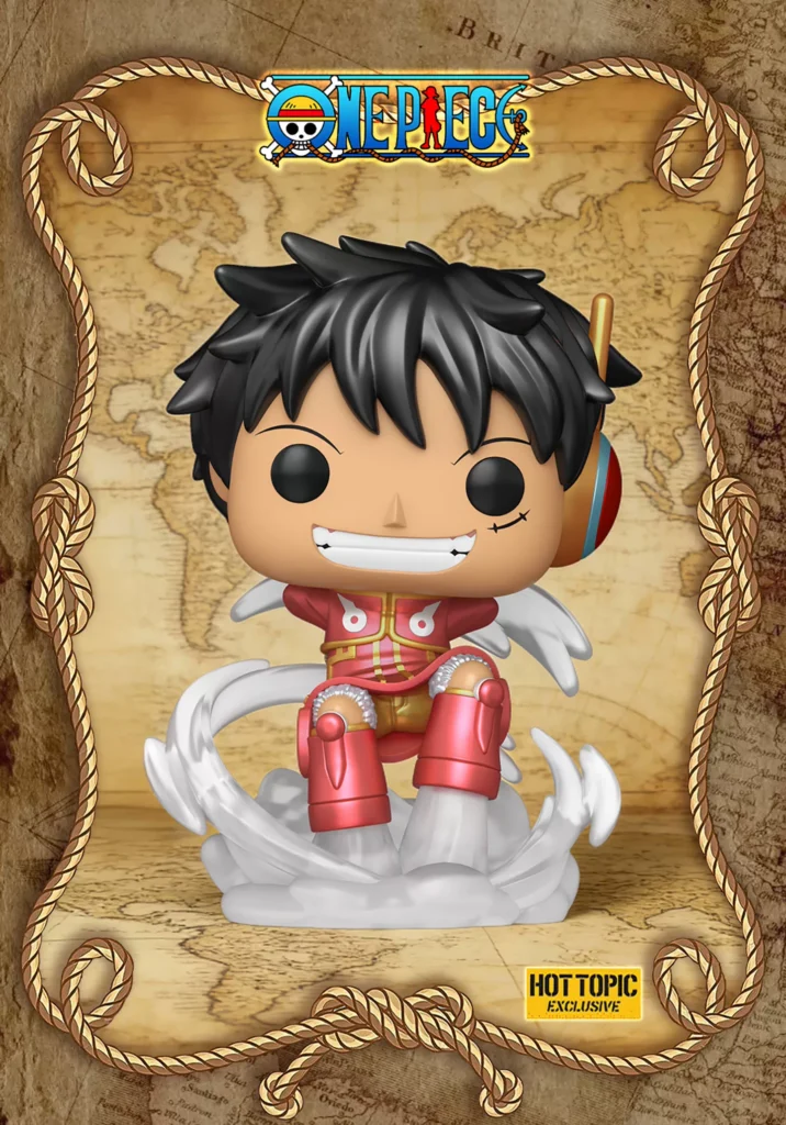 Funko Pop One Piece Luffy Egghead Island Metallic Limited Edition One Piece Merchandise Figurine Gift