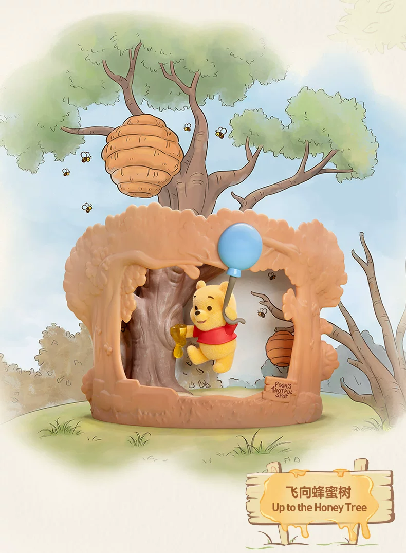 Popmart Winnie the Pooh Treehouse Theater Series Figure Blind Box Toy Decoration Gift - Image 3