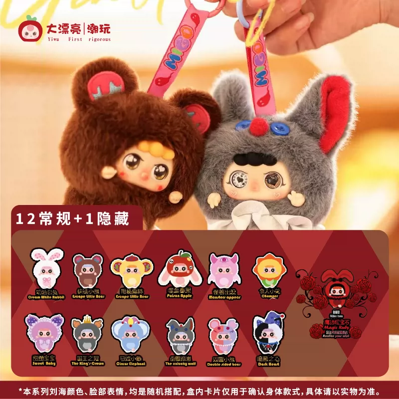 MIGO Little Troublemaker Plush Blind Box Trendy Toy Pendant Cute Doll Gift Doll Bag Ornament New Product