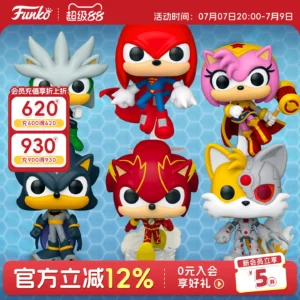 Funko Sonic the Hedgehog & Dc Heroes Collaboration Sonic Tails Merchandise Figure Trendy Toy Gift