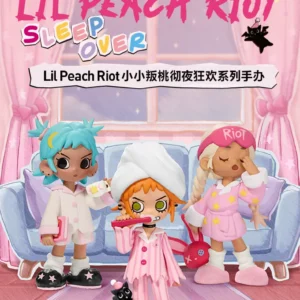 Popmart Lil Peach Riot Little Rebellious Peach All-Night Party Series Figure Blind Box