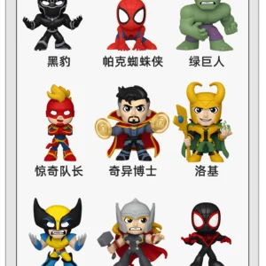 Funko Marvel Iron Man Captain America Scarlet Witch Doctor Strange Hulk Blind Box Figurine Gift