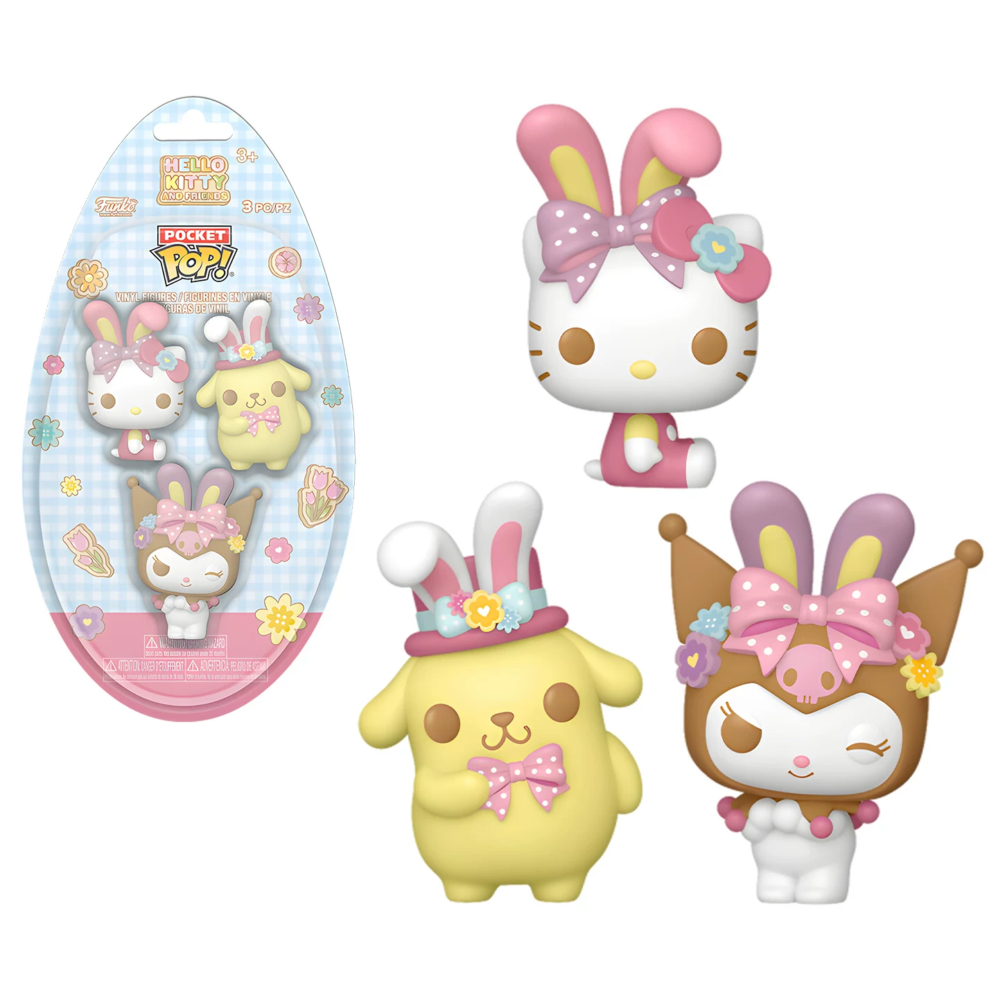 Funko Sanrio Hello Kitty Coolomi Pompompurin Three-Pack Mini Figurines Gift - Image 5