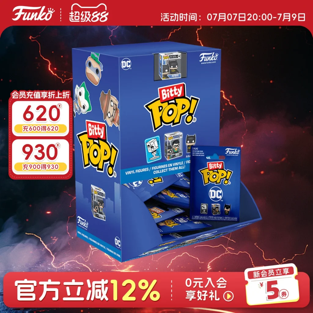 Funko Batman Poison Ivy Harley Quinn Joker Batgirl Dc Merchandise Blind Box Figures Cute Figurines Dolls Gifts