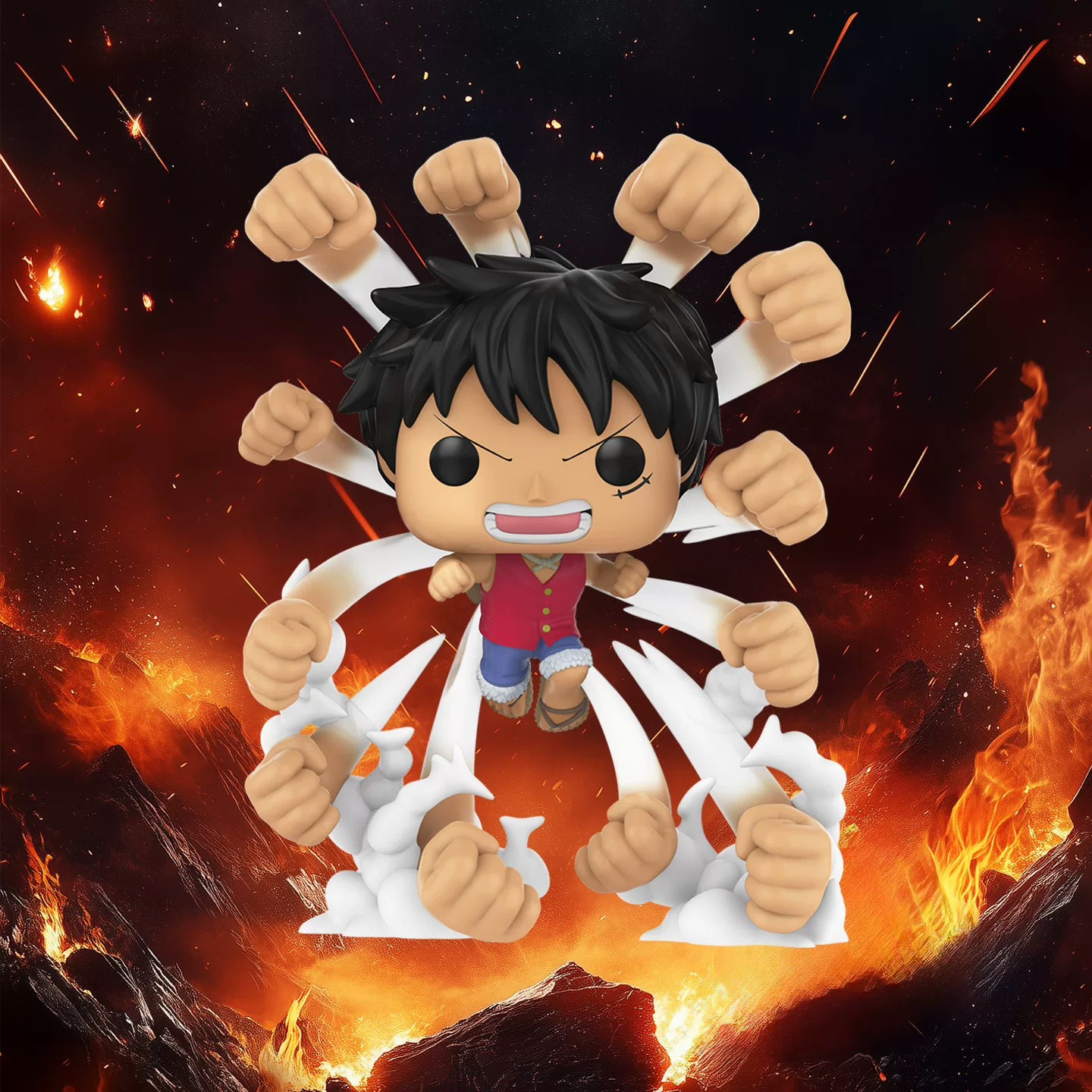 Funko One Piece Luffy Zoro Enel Karpingi One Piece Merchandise Figurines Ornaments Dolls Gifts - Image 4
