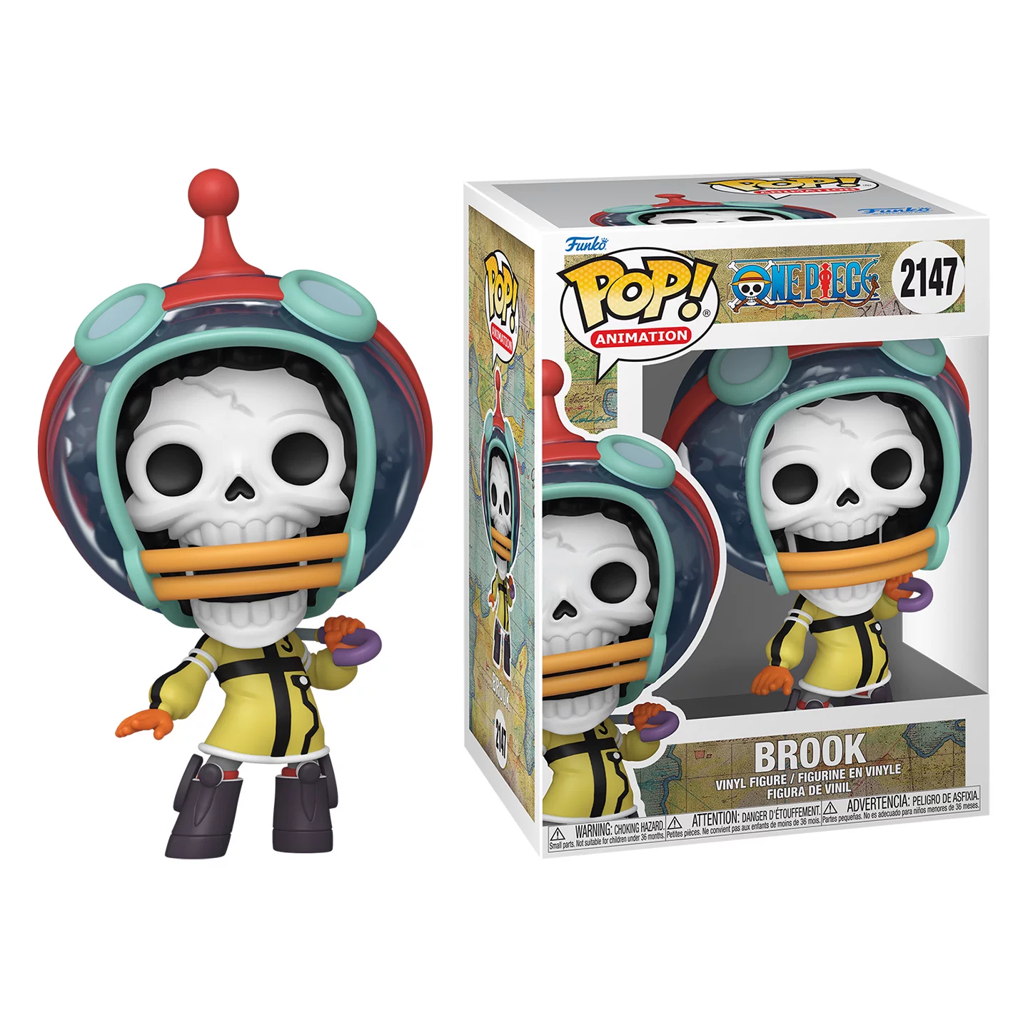 Funko Pop Japanese Anime One Piece Brook Egghead Island Peripheral Figure Decoration Doll Gift - Image 6