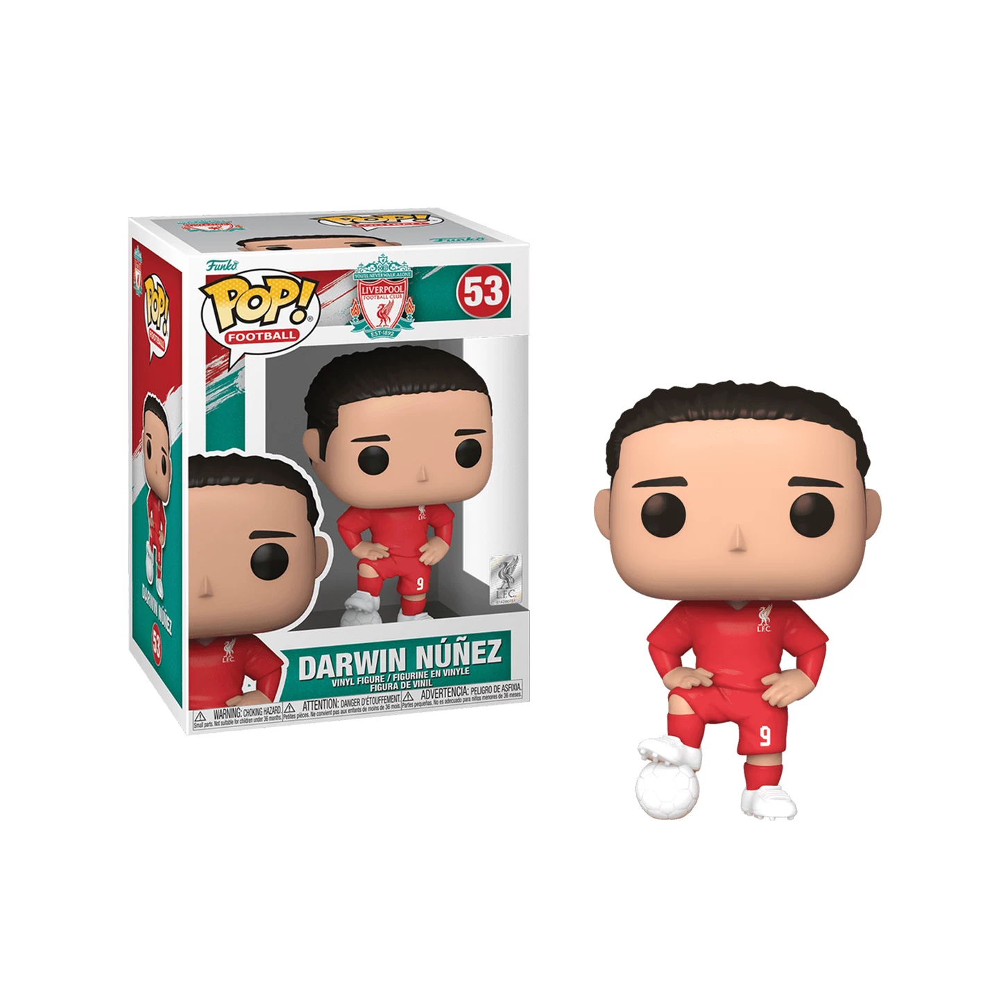 Funko Pop Football Premier League Liverpool Darwin Nunez Merchandise Figurine Ornament Gift - Image 4