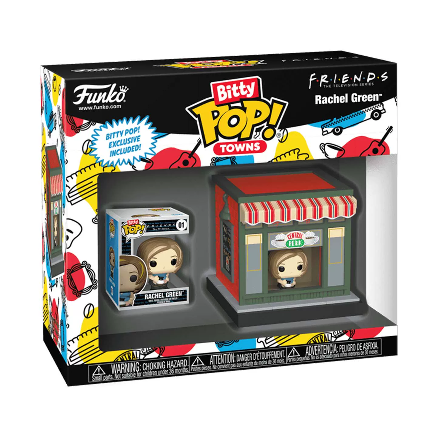 Funko Pop Tv Series Friends Rachel Coffee Shop Miniature Scene Cute Figurine Ornament Doll Gift - Image 5