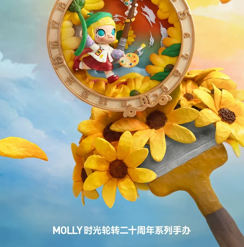 Popmart Molly Time Wheel 20Th Anniversary Series Figure Blind Box Toy Gift