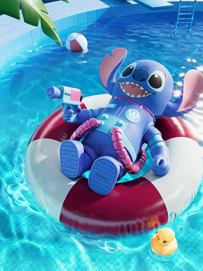 Popmart Mega Space Molly 400% Stitch Figurine Gift - Image 5
