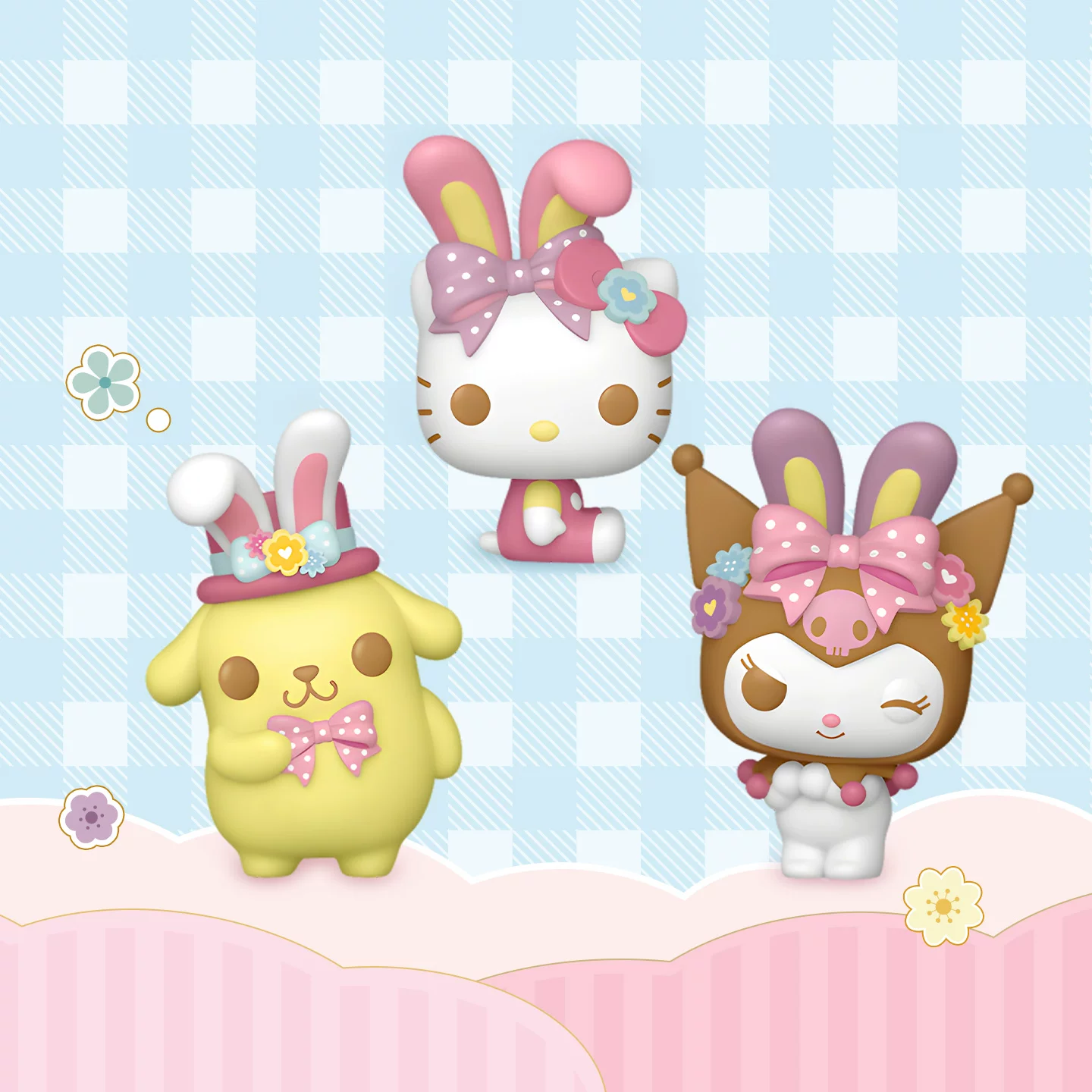 Funko Sanrio Hello Kitty Coolomi Pompompurin Three-Pack Mini Figurines Gift - Image 2