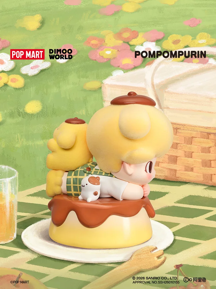 Popmart Dimoo World × Pudding Dog Figure Ornament Toy Gift - Image 7