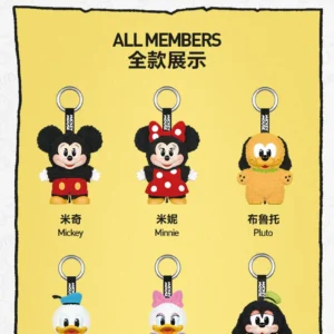 Popmart Mickey Family Cute Together Pendant Figure Blind Box Toy Gift