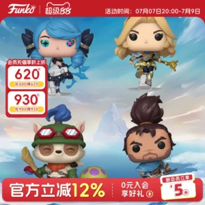 Funko League of Legends Lol Gwen Lux Teemo Yasuo Figurines and Collectibles Gifts