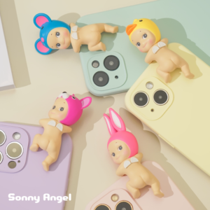 Sonny Angel Looking Back Series Blind Box Healing Trendy Car Mobile Phone Decoration Ornaments Lying Angel